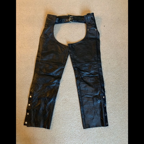 lucky leather Other - Leather chaps XS,zippers, snaps, unisex